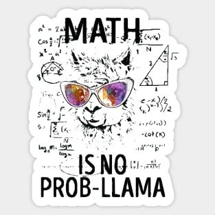 Math Is No Prob-Llama Sticker